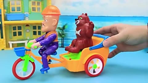 熊出没 光头强的趣味三轮车